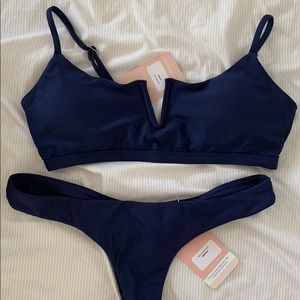 Midori Bikini Set in Sky (L top, M bottom)